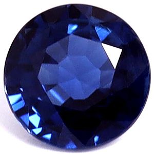 SAPPHIRE FACETED 0.82ct BLUE Intense Blue EC SRILANKA HEATED