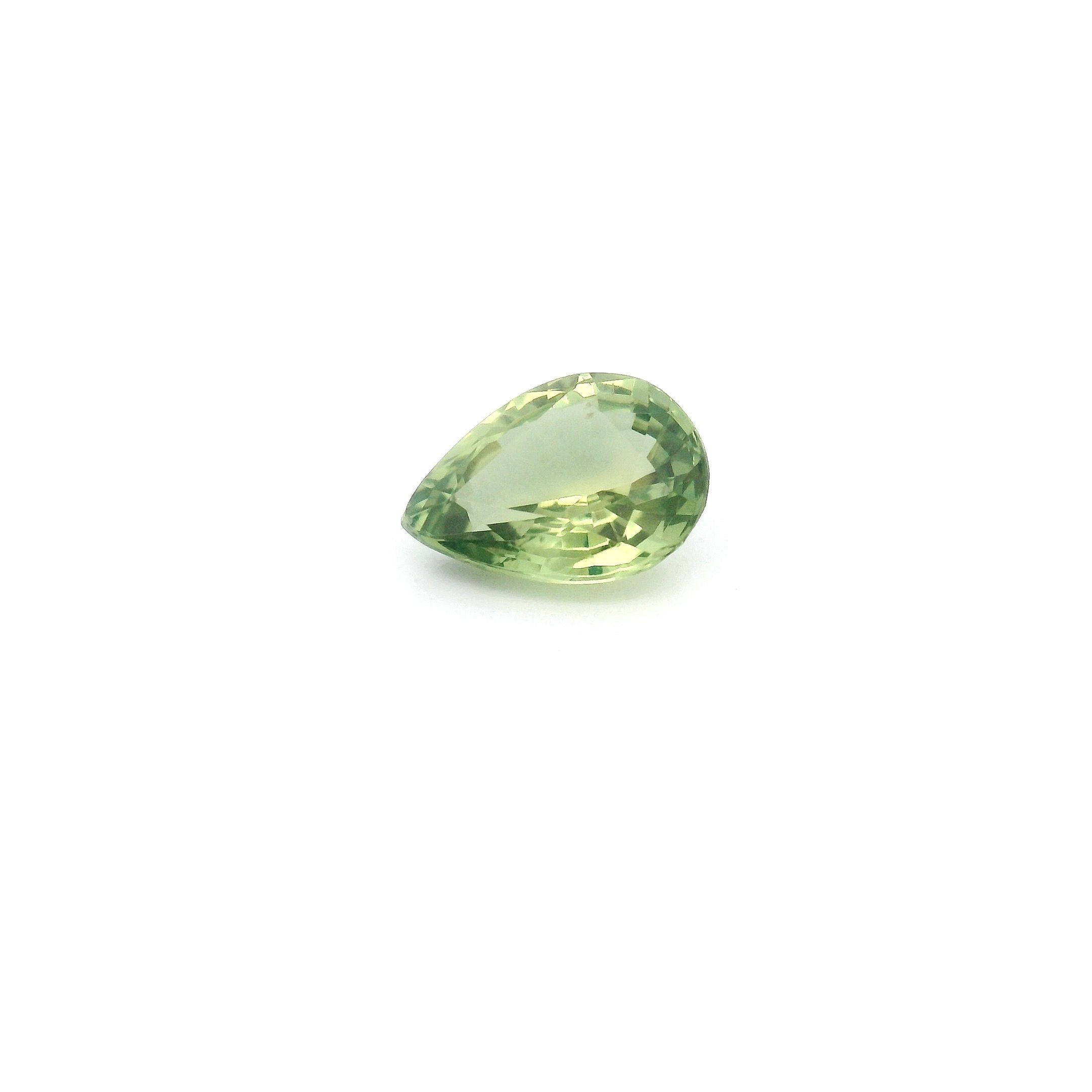 0.89 ct Pear sapphire