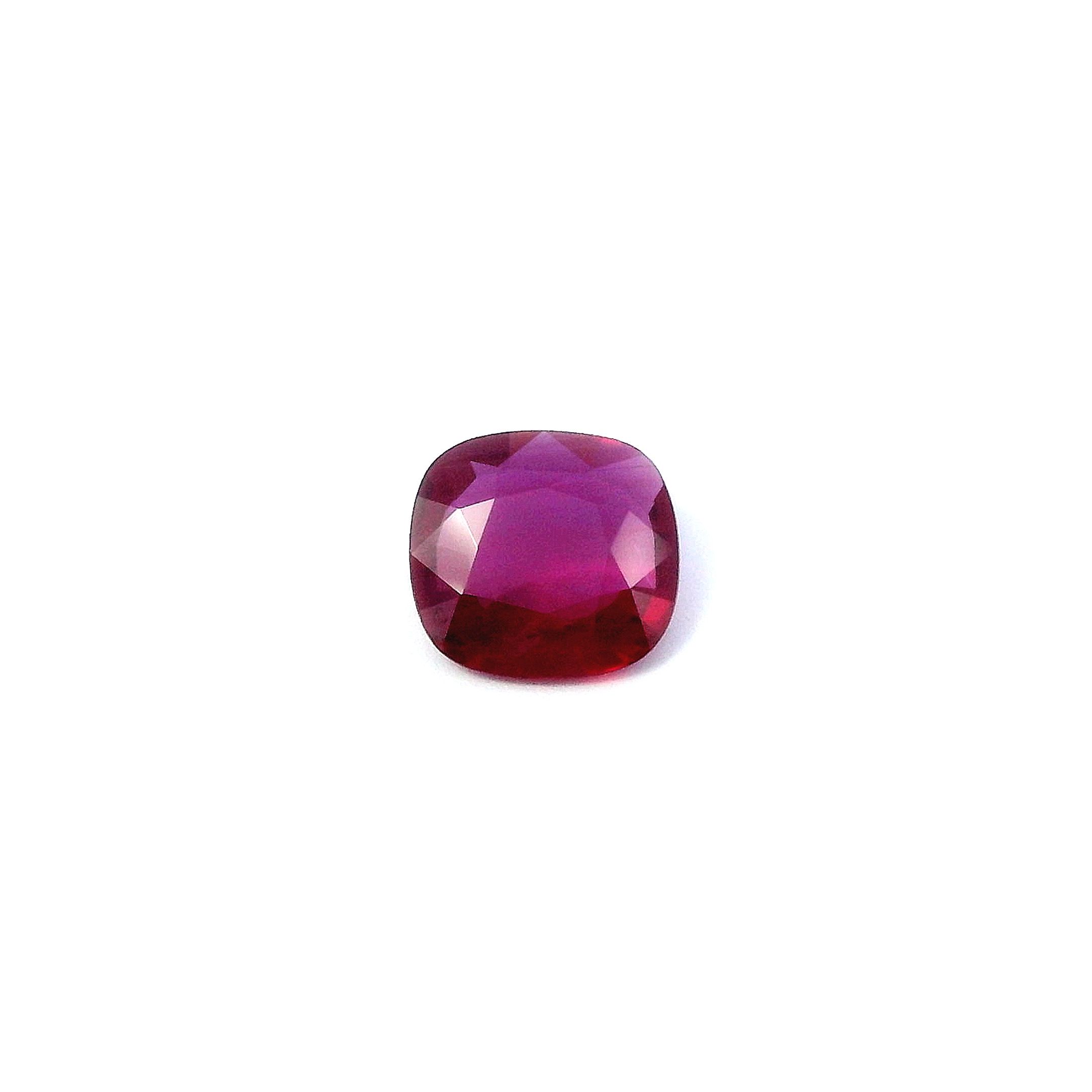 1.05 ct Cushion ruby