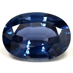 Szafir 1,52 ct, niebieski, szlif owalny