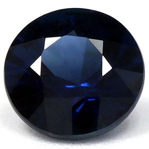 SAPPHIRE FACETED 1.06ct BLUE Deep Blue EC MADAGASCAR HEATED