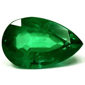 Szmaragd 6,15 ct, zielony, szlif gruszka