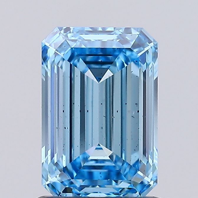 1.23 CT Fancy Vivid Blue EMERALD