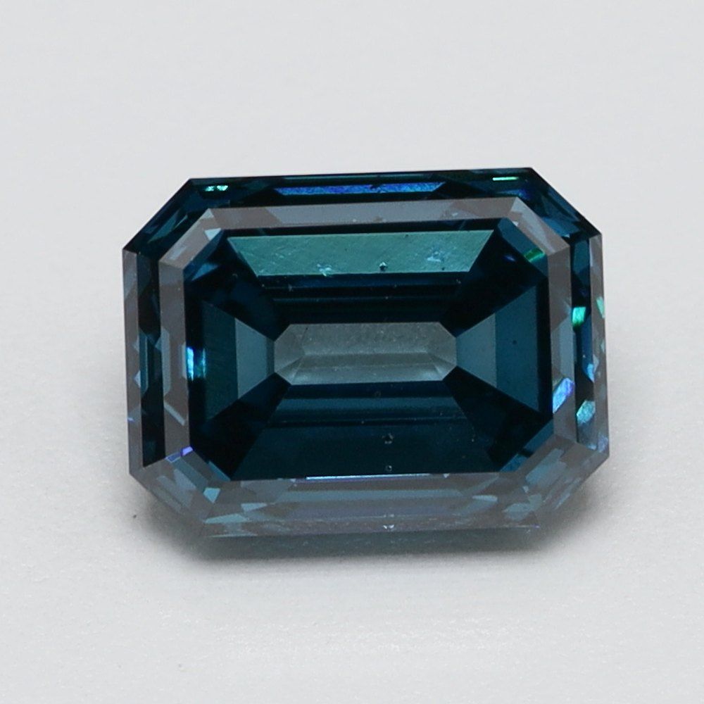 0.7 CT Fancy Vivid Blue EMERALD