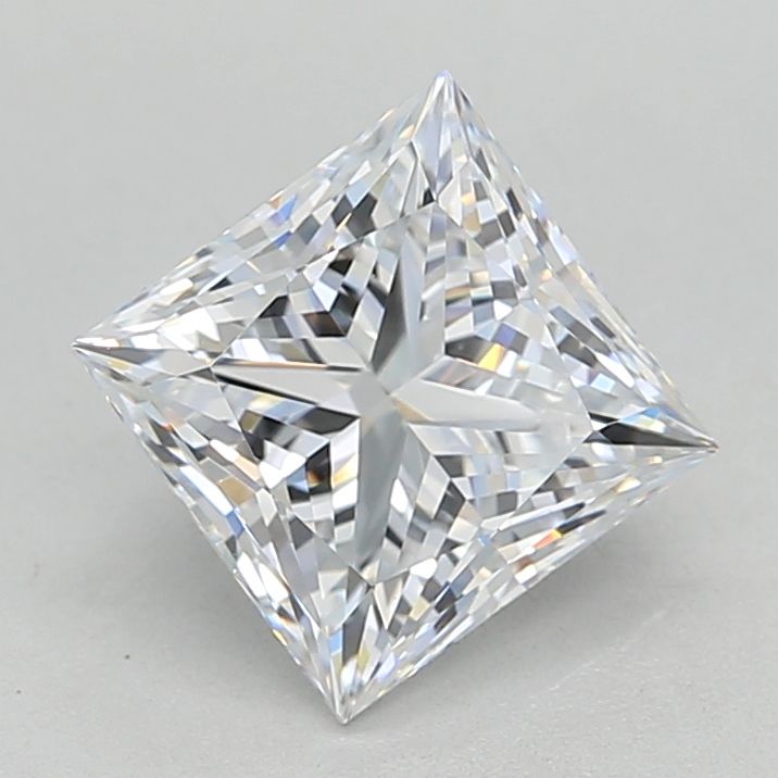 Diamant Princesse 2.08 ct - Couleur E - Pureté IF