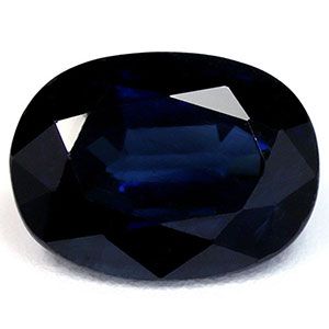 Szafir 1,52 ct, niebieski, szlif owalny