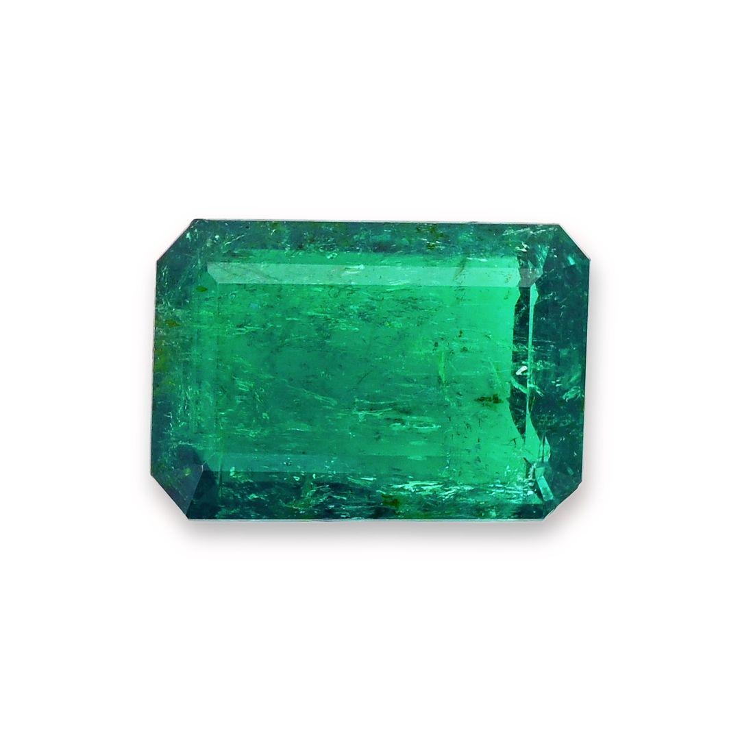 Szmaragd 5,14 ct, zielony, szlif szmaragdowy