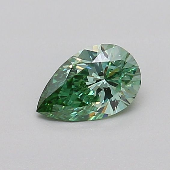 0.32 CT Fancy Intense Green PEAR