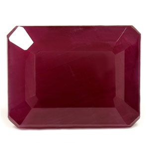 Rubin 6,96 ct, czerwony, szlif szmaragdowy
