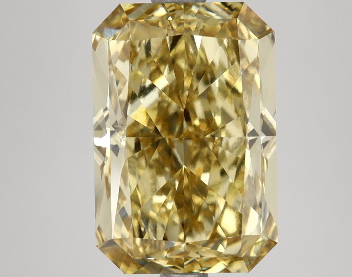 RADIANT 4.71ct Fancy Intense Yellow VVS2 – EX EX NON