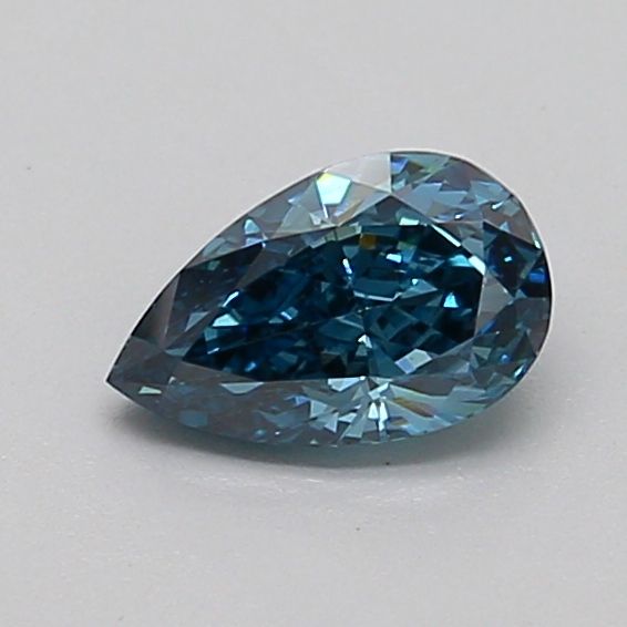 0.55 CT Fancy Vivid Blue PEAR
