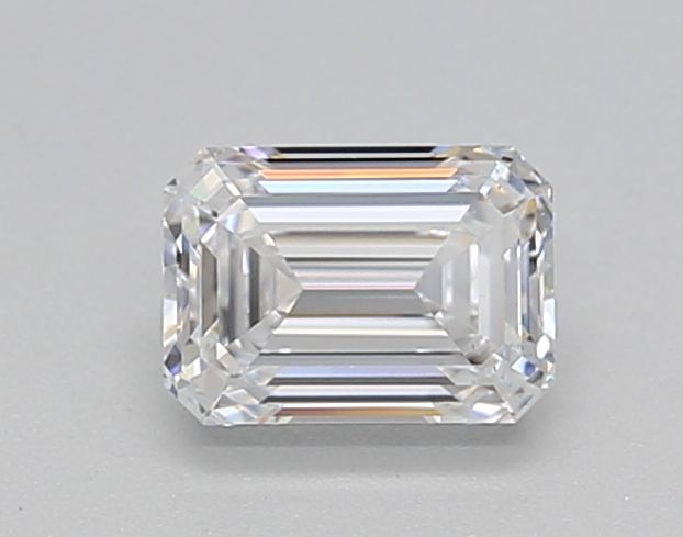 Diamant Émeraude 0.52 ct - Couleur D - Pureté SI1