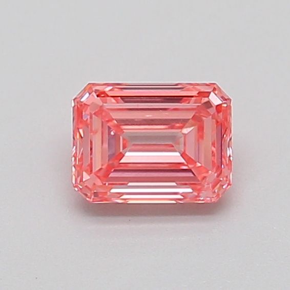 0.52 CT Fancy Vivid Pink EMERALD