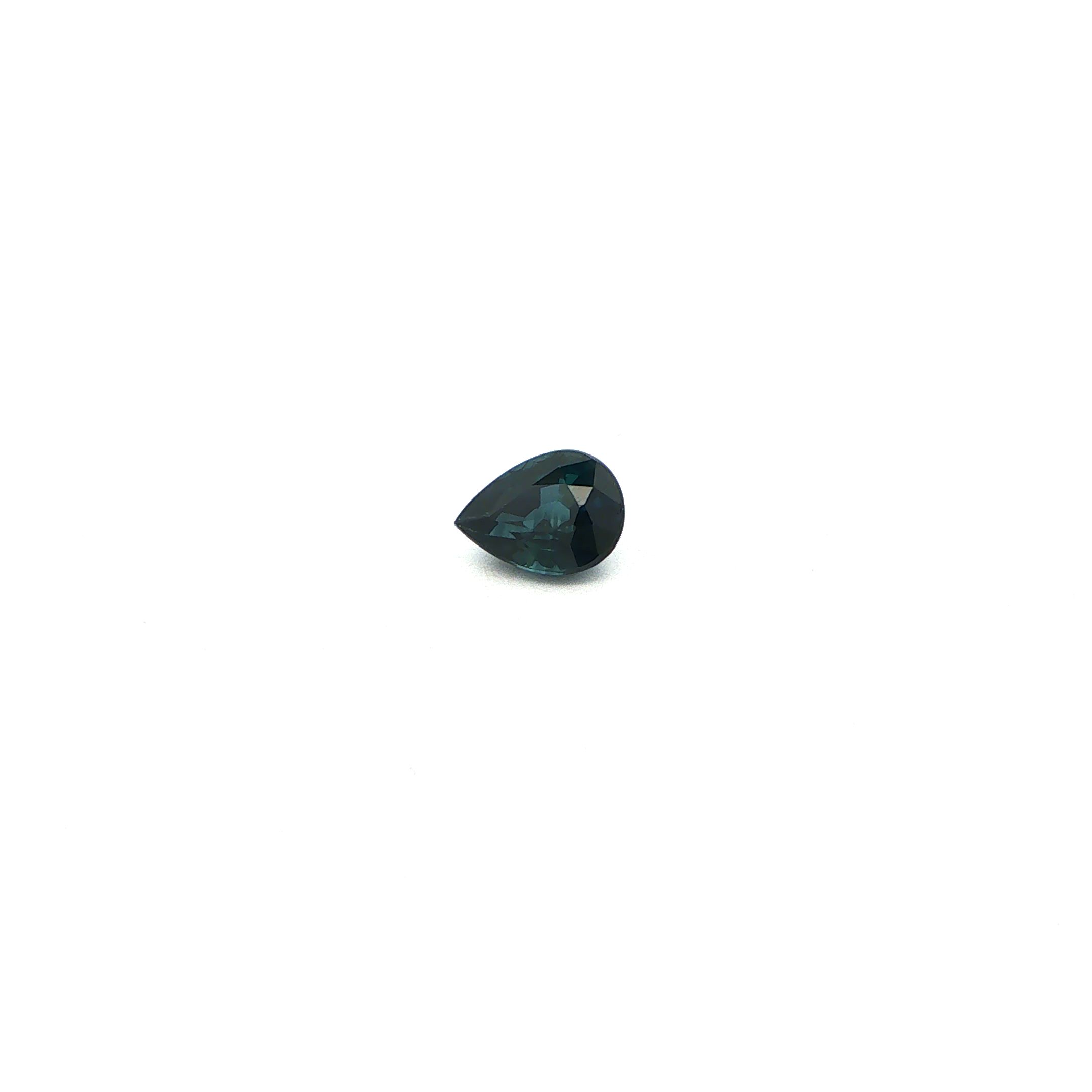 1.82 ct Pear sapphire