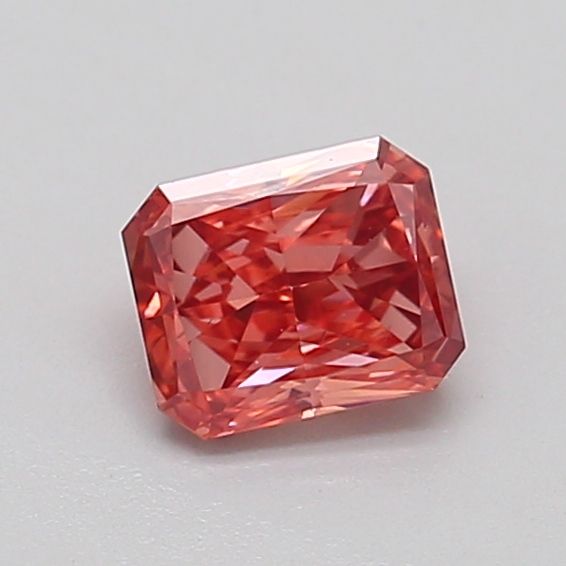 0.57 CT Fancy Vivid Reddish Pink RADIANT