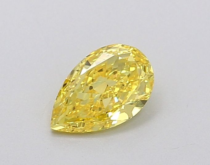 0.29 CT Fancy Vivid Yellow PEAR