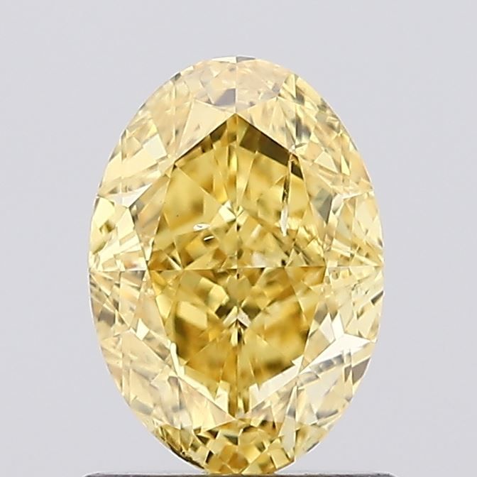 1.06 CT Fancy Vivid Yellow OVAL