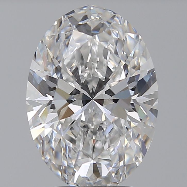 Diamant Ovale 4.07 ct - Couleur D - Pureté VVS1