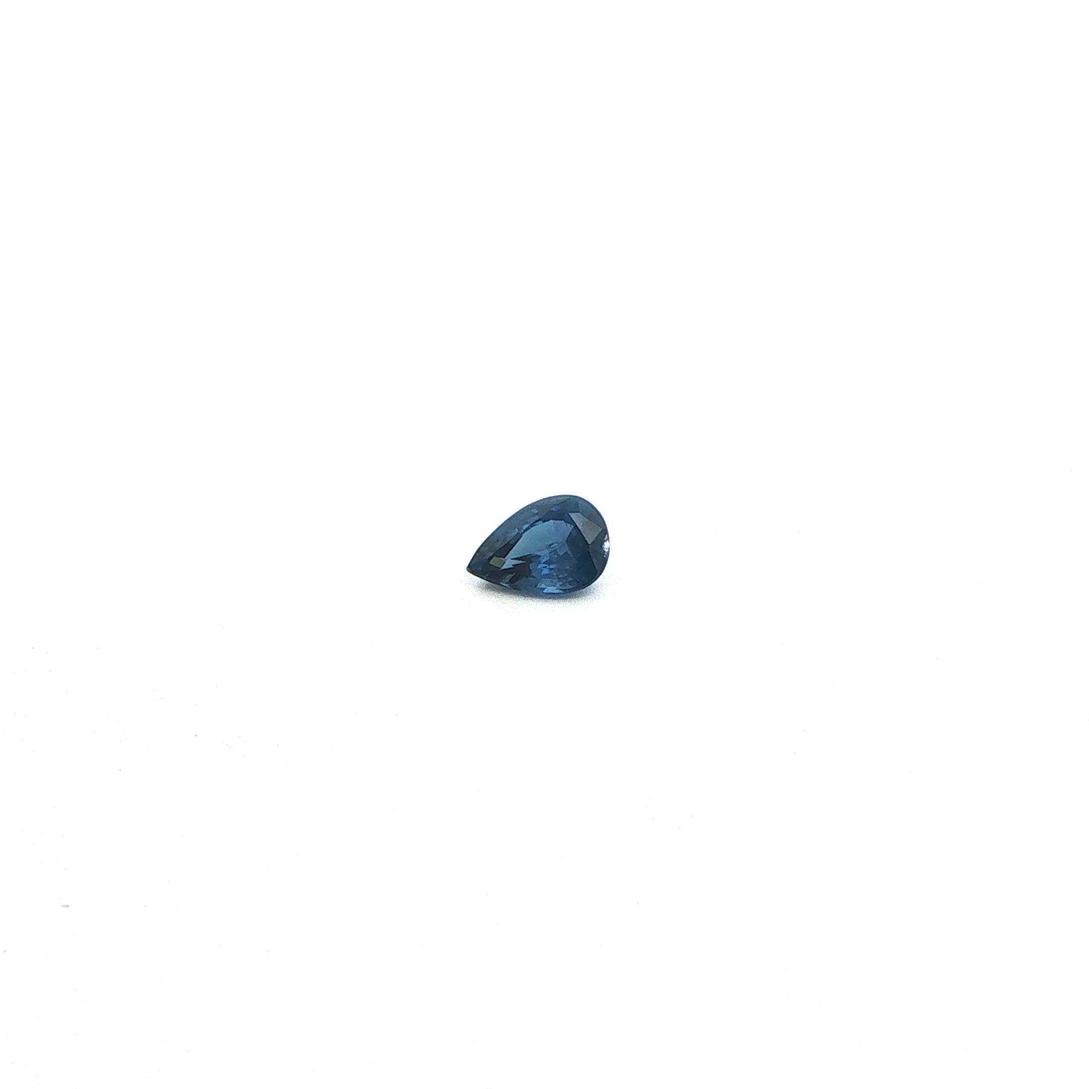 0.78 ct Pear sapphire