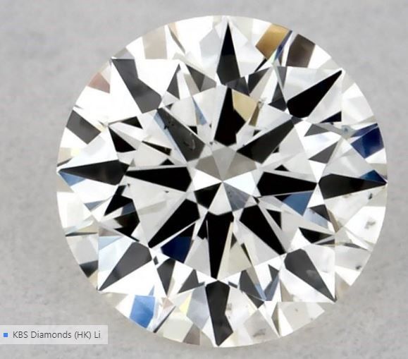 Prírodný diamant okrúhly briliant,... Prírodný diamant okrúhly briliant,...