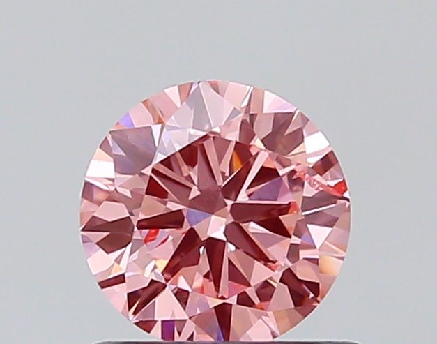 0.65 CT Fancy Vivid Pink ROUND