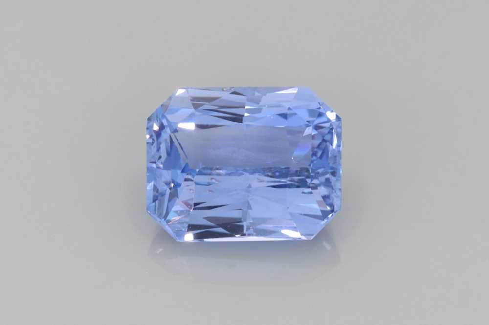 Szafir 2,22 ct, niebieski, szlif szmaragdowy