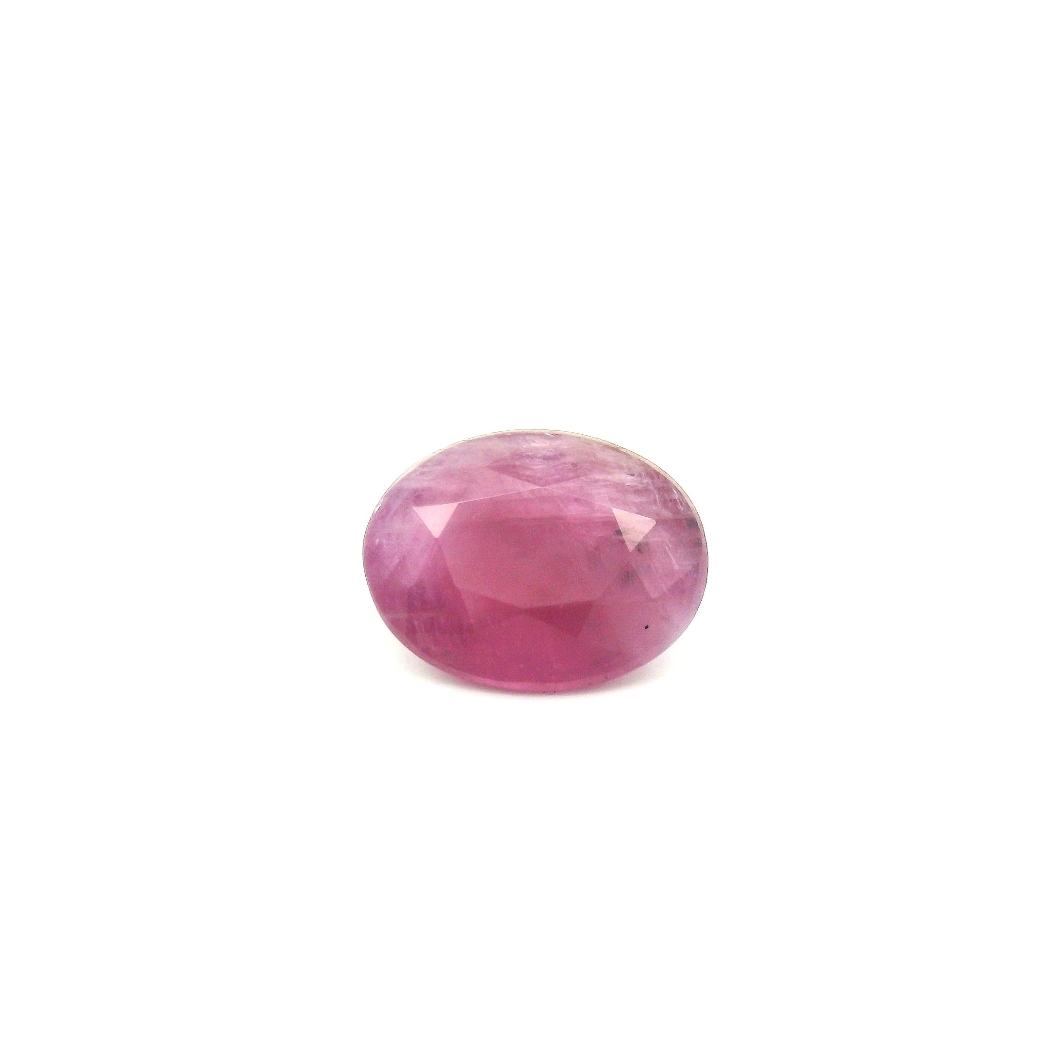 Rubin 1,53 ct, czerwony, szlif owalny