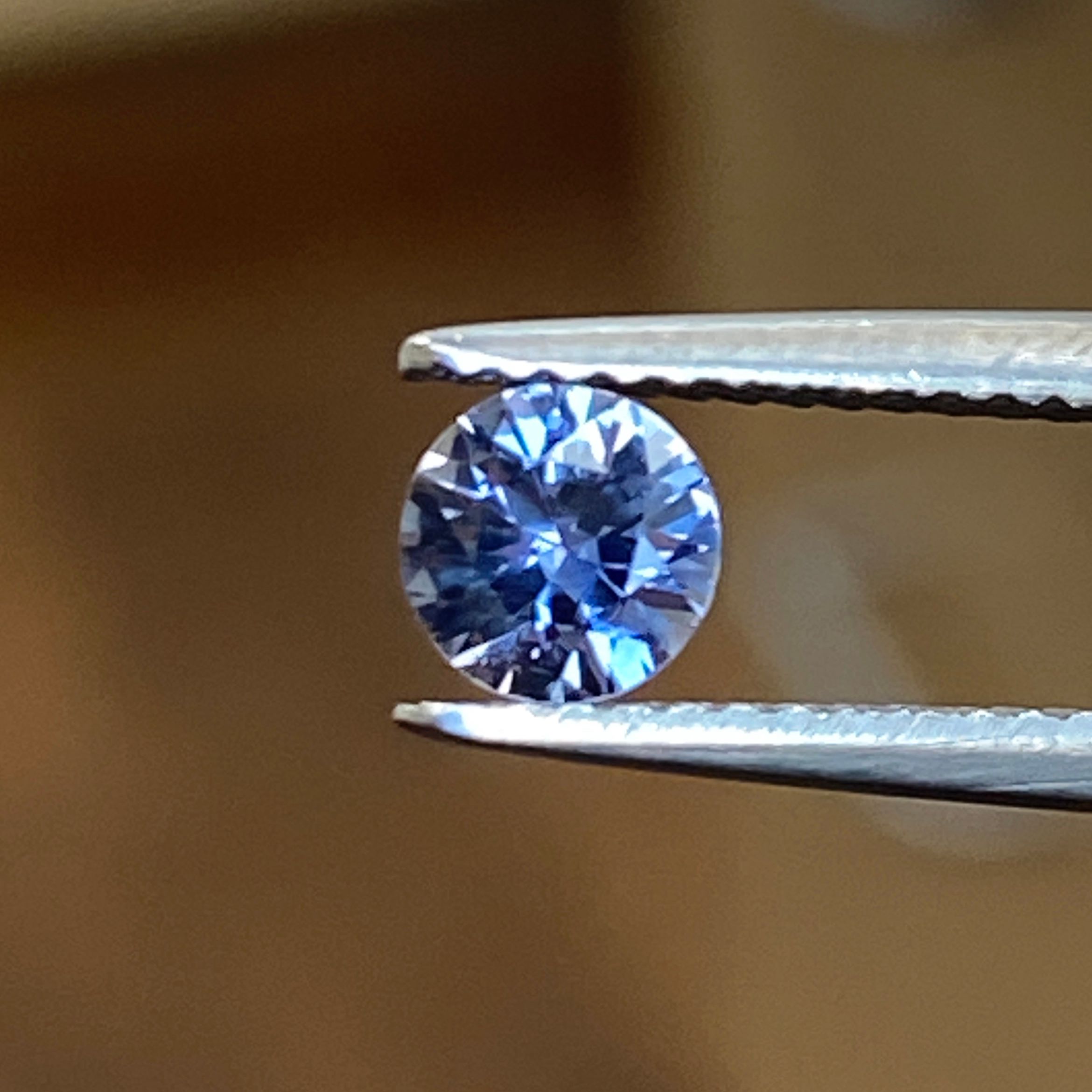 SAPPHIRE FACETED 0.49ct BLUE BLUE EC SRILANKA HEATED