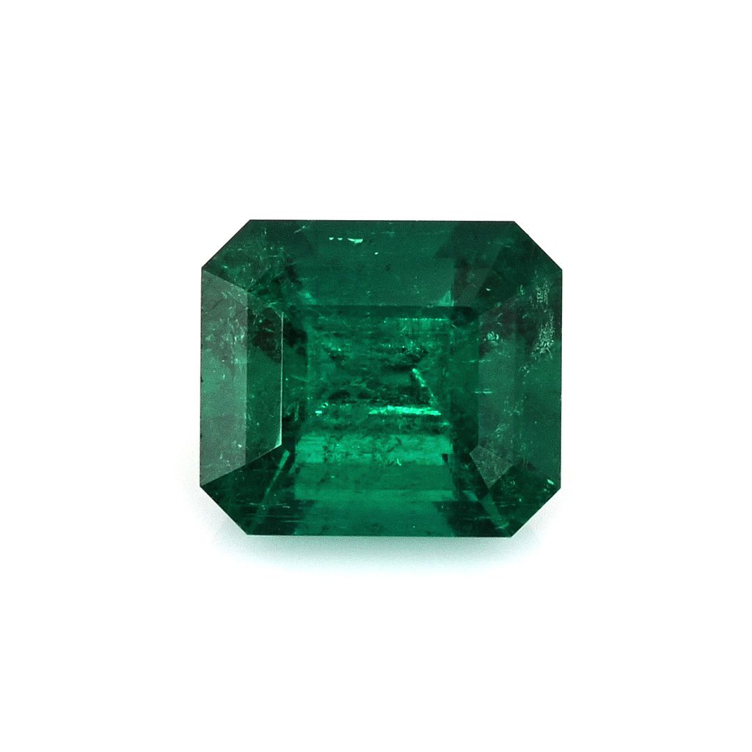 Szmaragd 2,97 ct, zielony, szlif szmaragdowy