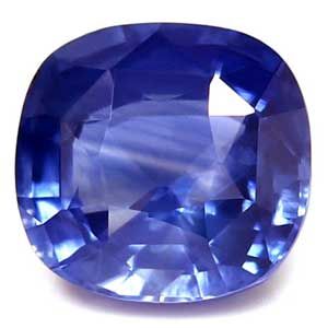 Szafir 1,08 ct, niebieski, szlif cushion