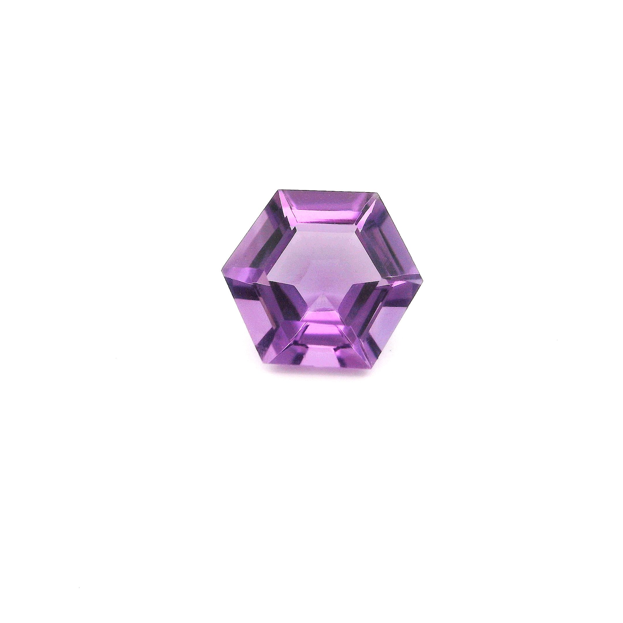1.8 ct Hexagonal Amethyst