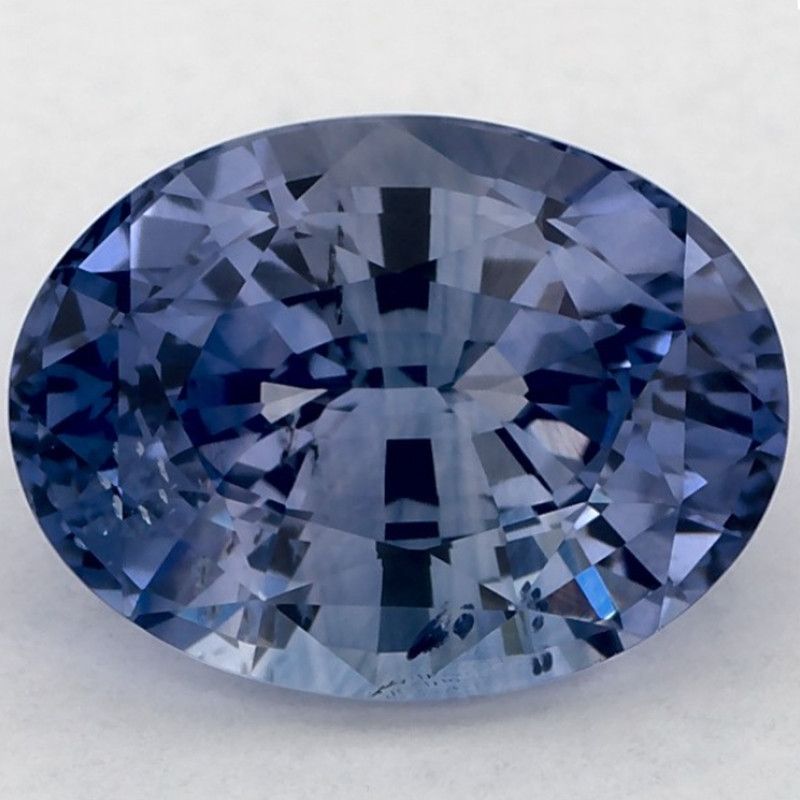 Szafir 3,06 ct, niebieski, szlif owalny