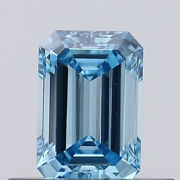 0.33 CT Fancy Vivid Blue EMERALD