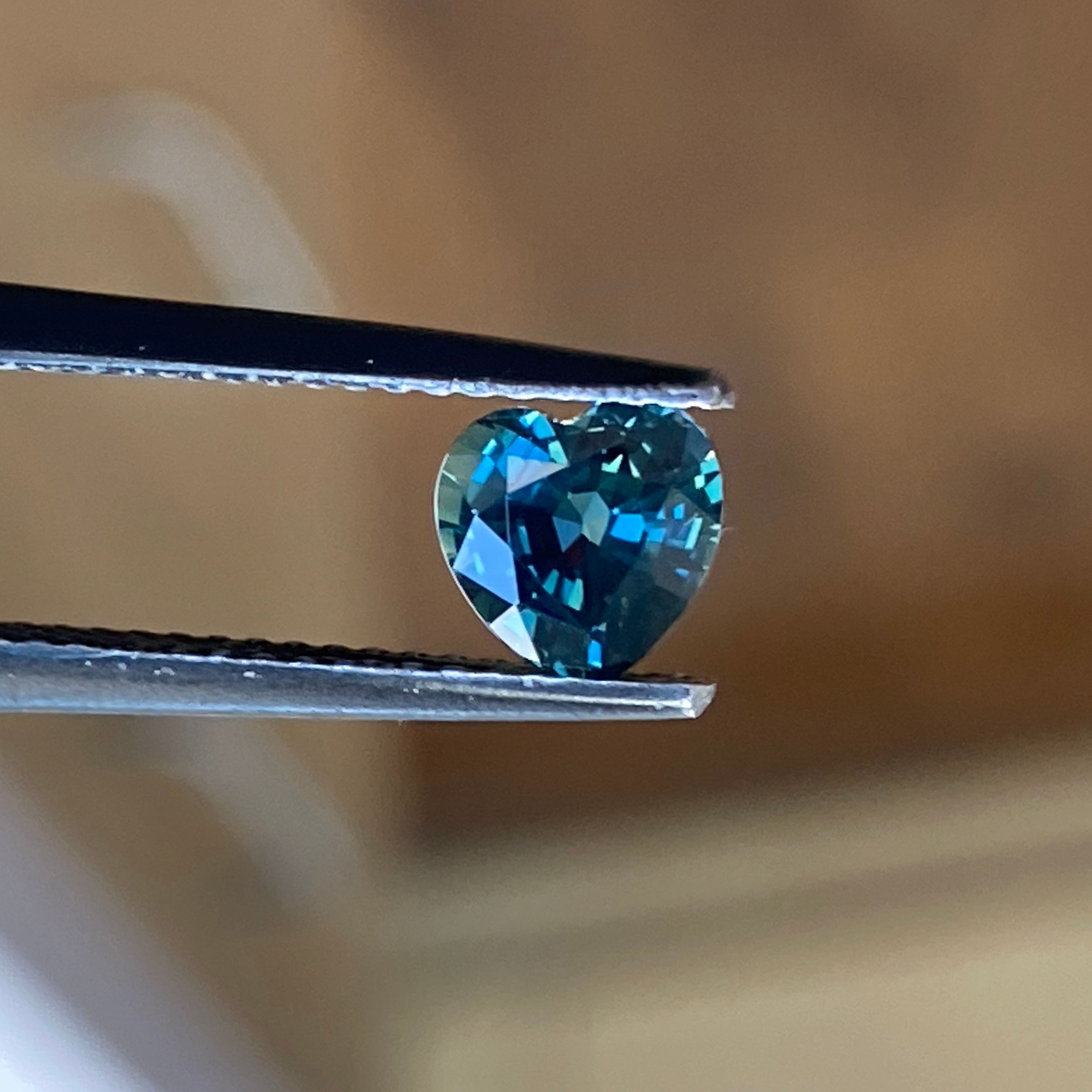 SAPPHIRE FACETED 1.11ct GREEN Green EC MADAGASCAR HEATED