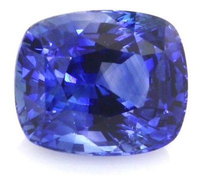 Szafir 1,66 ct, niebieski, szlif cushion