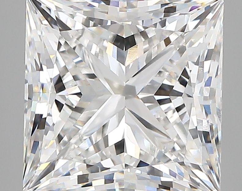 Diamant Princesse 5.01 ct - Couleur E - Pureté VVS2