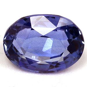 Szafir 1,10 ct, niebieski, szlif owalny