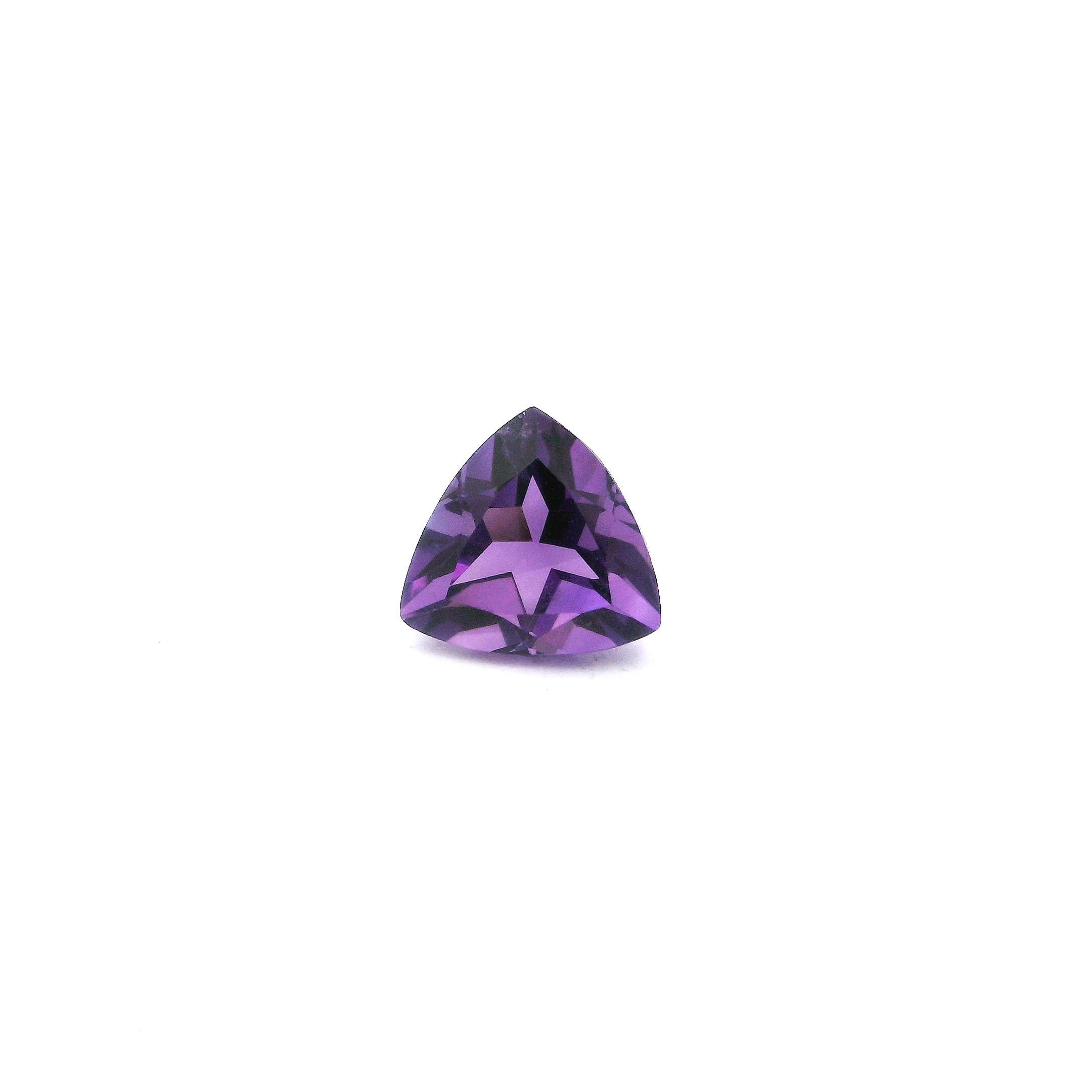 Ametyst 1,65 ct, purpurowy, szlif trójkątny
