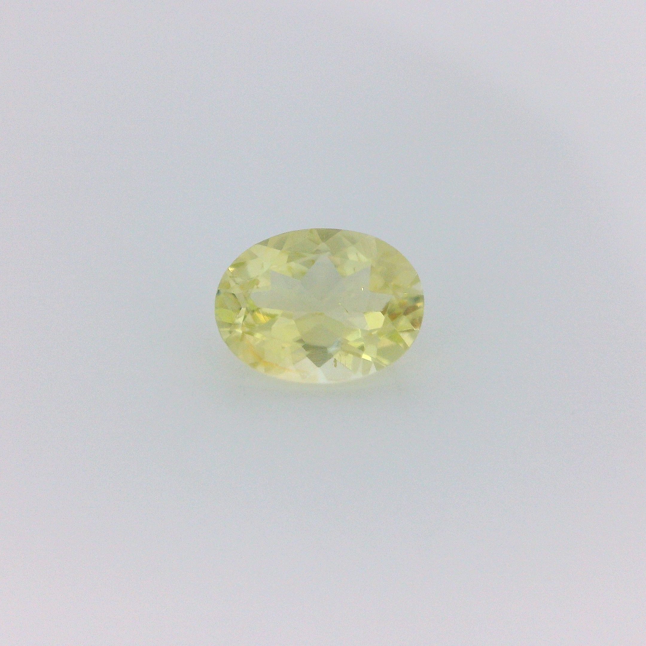 Turmalin 1,30 ct, żółty, szlif owalny