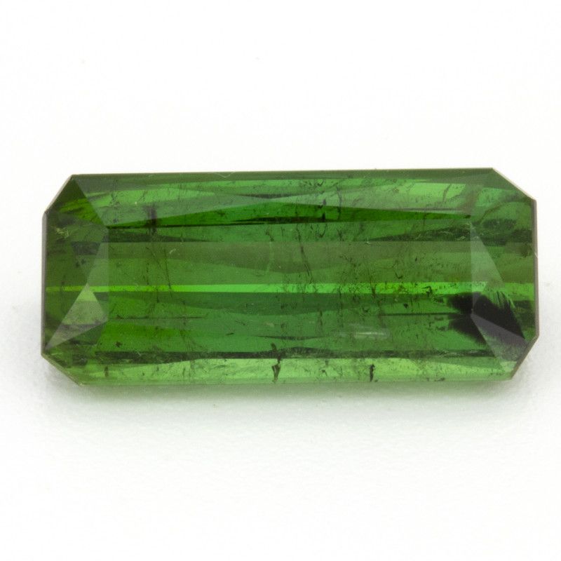 Turmalin 5,93 ct, zielony, szlif szmaragdowy