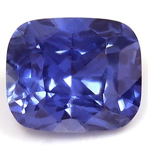 Szafir 1,22 ct, niebieski, szlif cushion