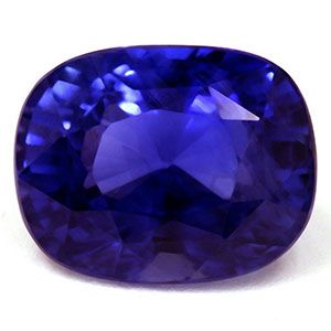 Szafir 2,65 ct, niebieski, szlif cushion