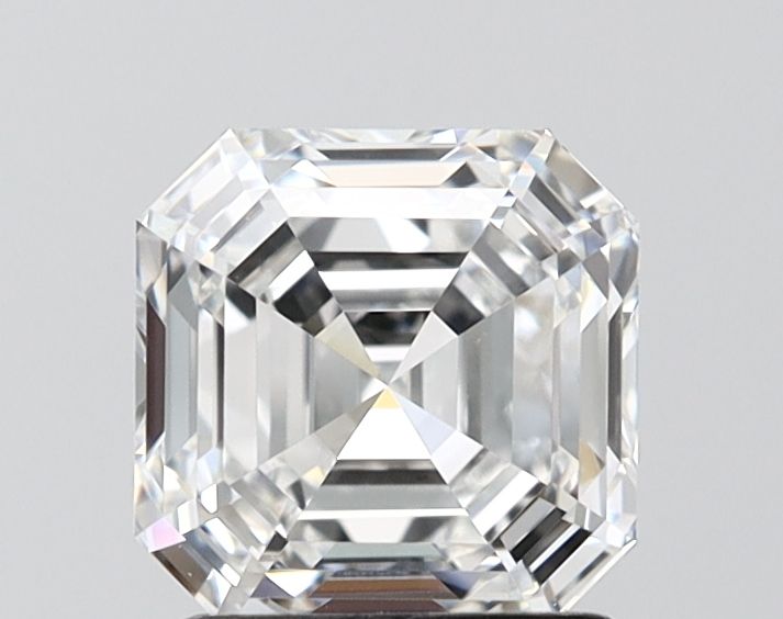 1.85 carat e IF EX Cut IGI asscher diamond