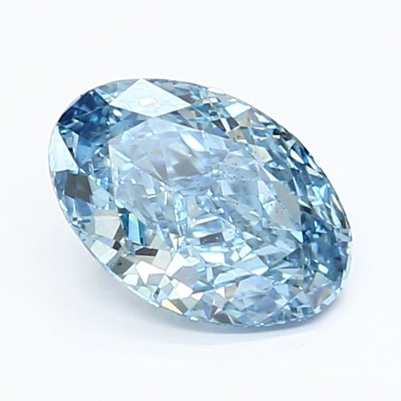 1.0 CT Fancy Vivid Blue OVAL