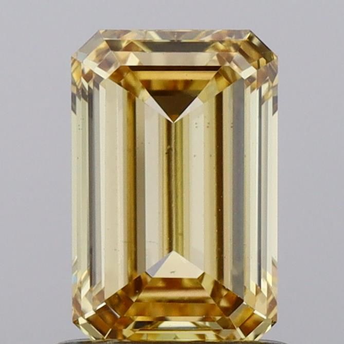 1.02 CT Fancy Vivid Yellow EMERALD