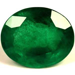 Szmaragd 3,26 ct, zielony, szlif owalny