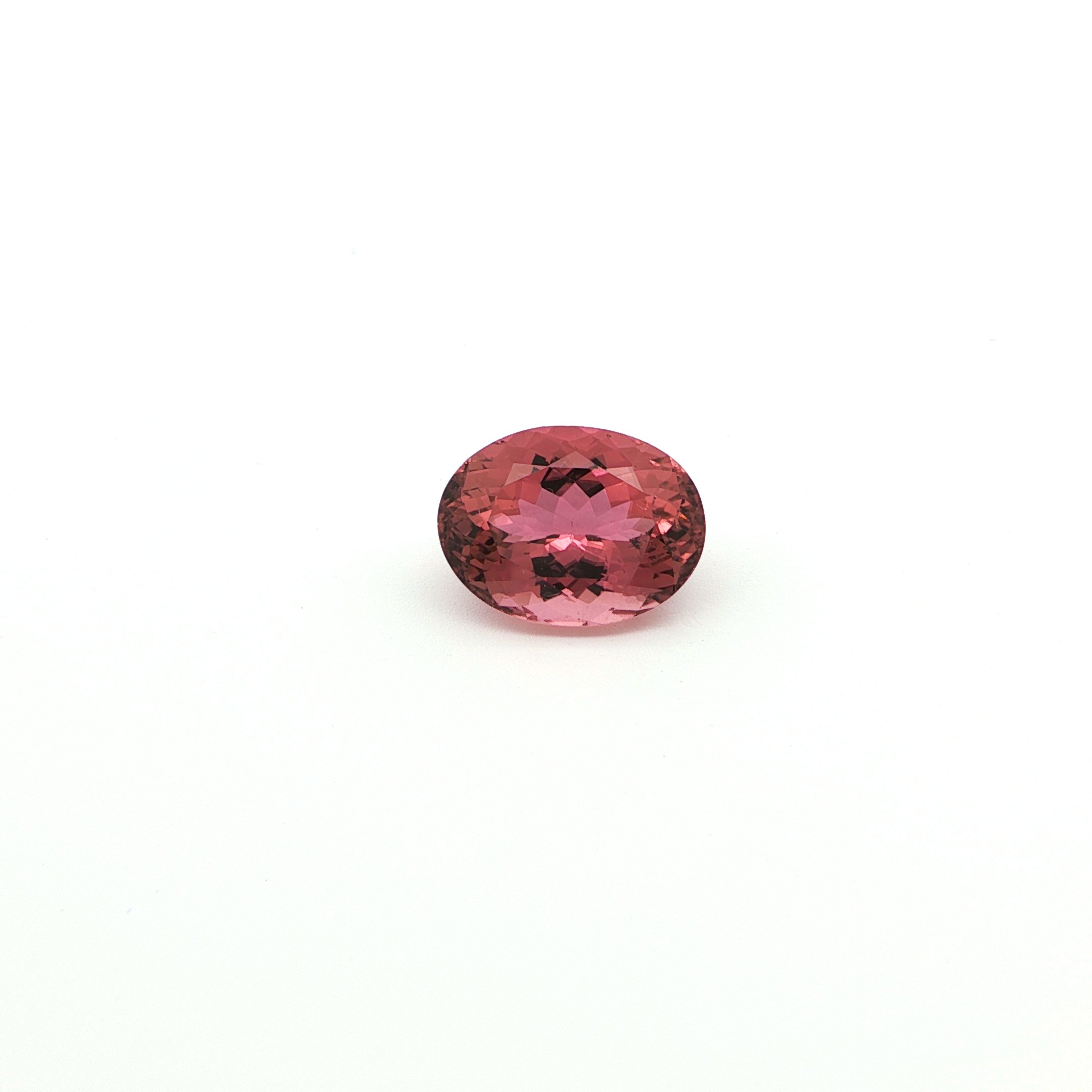 Turmalin 5,92 ct, różowy, szlif owalny