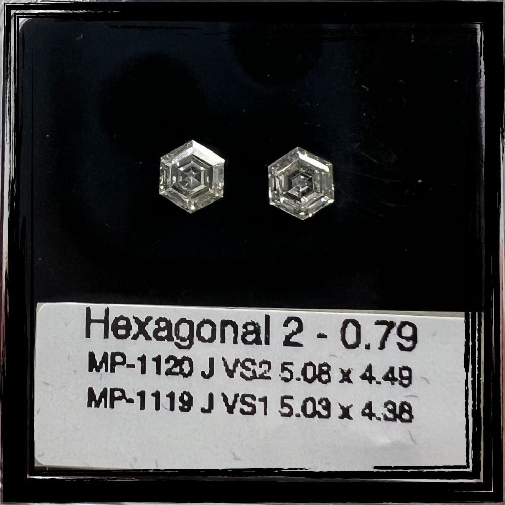 Prírodný diamant hexagonal,...