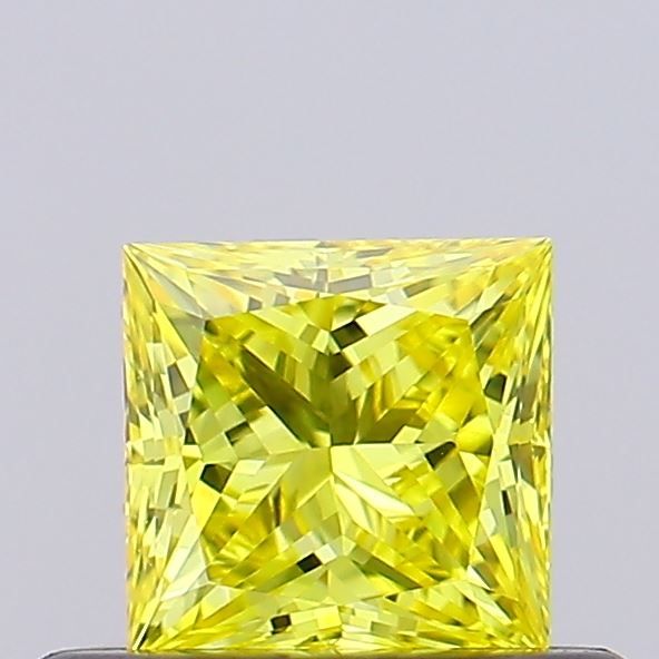 0.41 CT Fancy Vivid Yellow PRINCESS