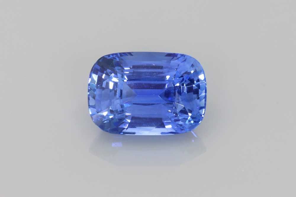 2.06 Carat Blue Cushion Sapphire